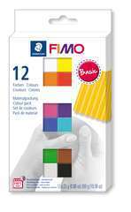 Coffret Fimo Soft couleurs Basiques 12 Demi Blocs 12X25 G /8023 C 12-1