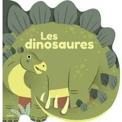 Livre illustré Les dinosaures format découpé pour les tout-petits