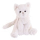 Peluches : Kate chat blanc 25 cm
