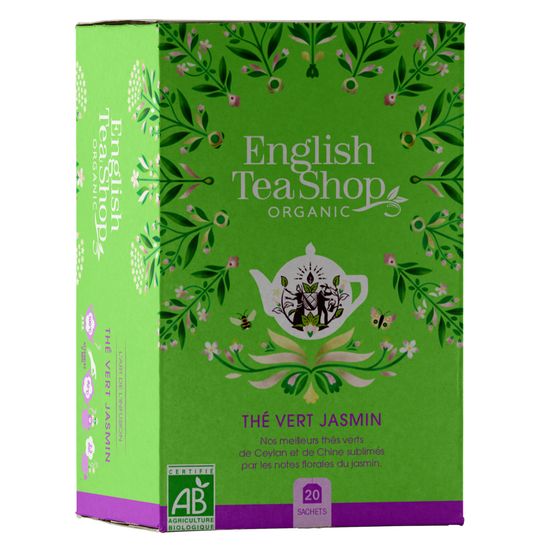 Thé vert bio au jasmin - 20 sachets