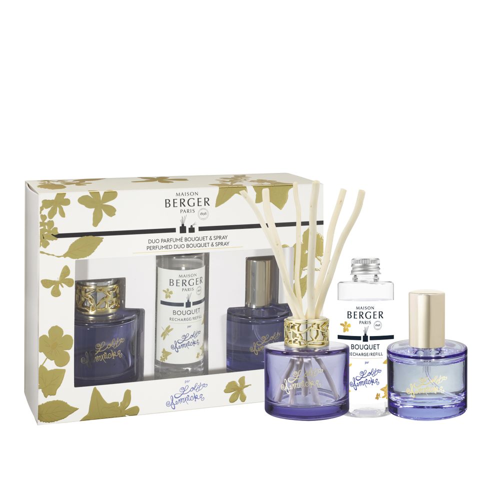Coffret duo : mini bouquet & spray d’intérieur Lolita Lempicka Parme