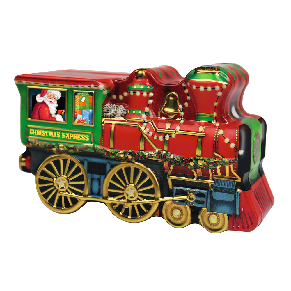 Boîte gourmande locomotive de Noël