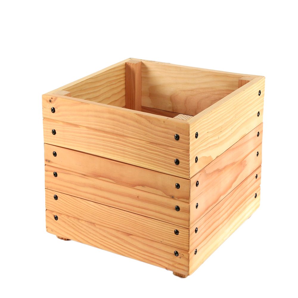 Bac en douglas 35x50xH.36cm