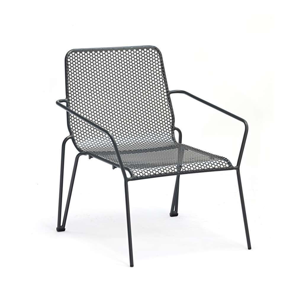2 Fauteuils Lounge empilables Ambroise L62,5 x l68 x H74,5 cm