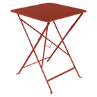 TABLE BISTRO 57X57 OCRE ROUGE-(797763)