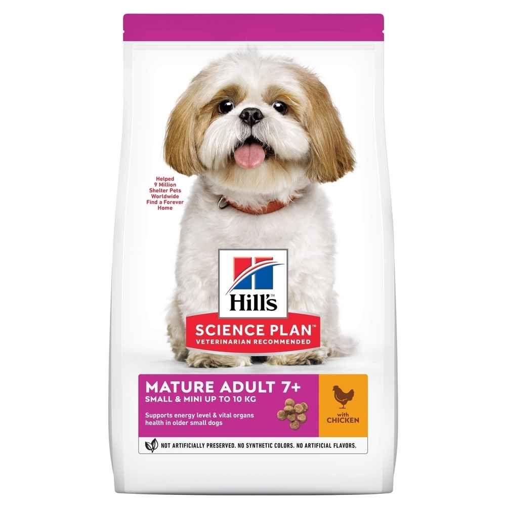 Croquettes petit chien âgé au poulet Science Plan Mature Adult 3kg
