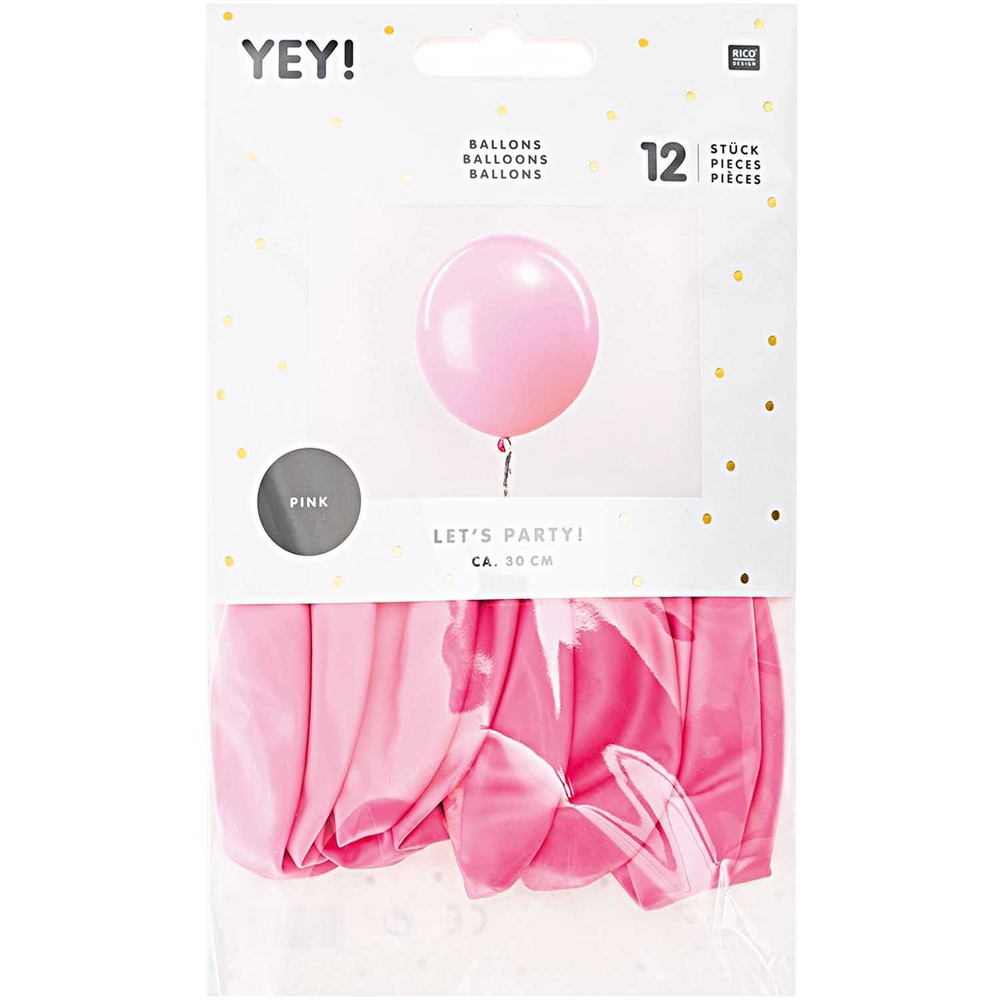 BALLONS ROSE-(802089)