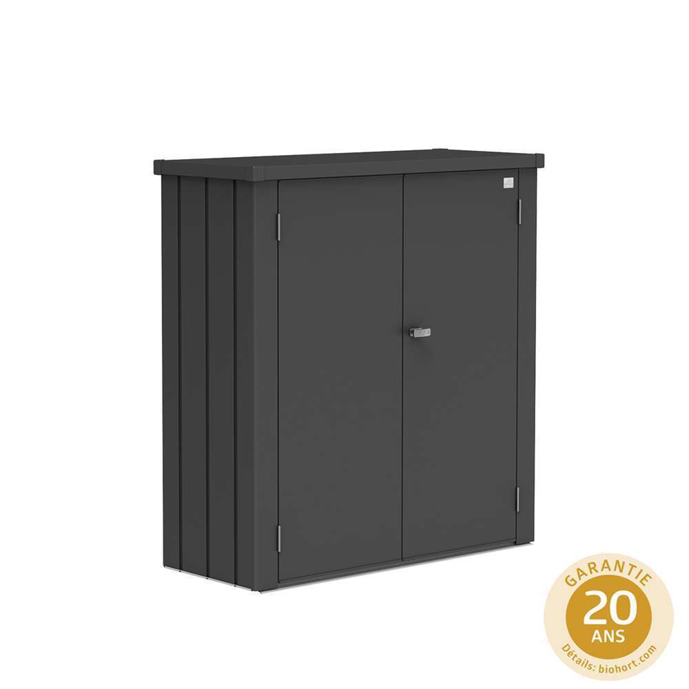 ARMOIRE ROMEO T. M GRIS MET-(804524)