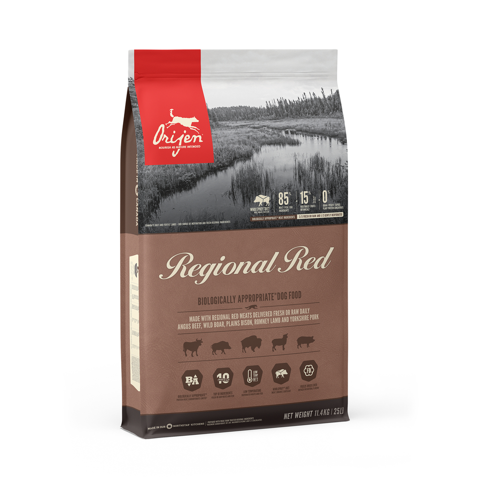 Croquettes Chien Orijen Regional Red 11,4 Kg