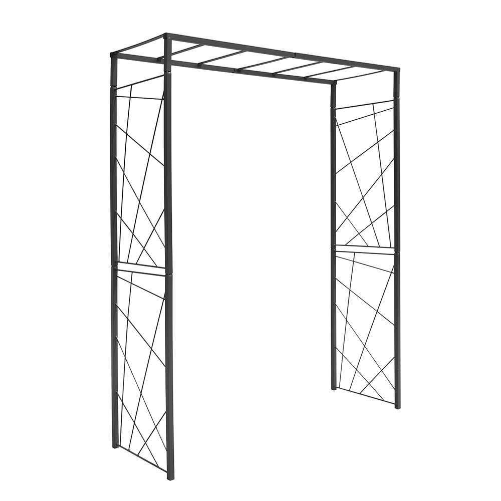 Pergola tube CAR25 Mandala anthracite 156x50x198 cm