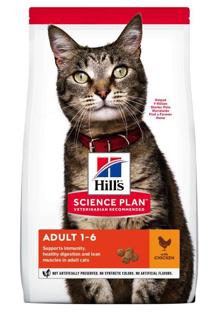 Croquettes Chat Adulte Au Poulet 1 5kg Science Plan Truffaut