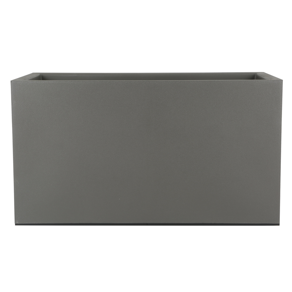 Bac carré 80 x 40 gris