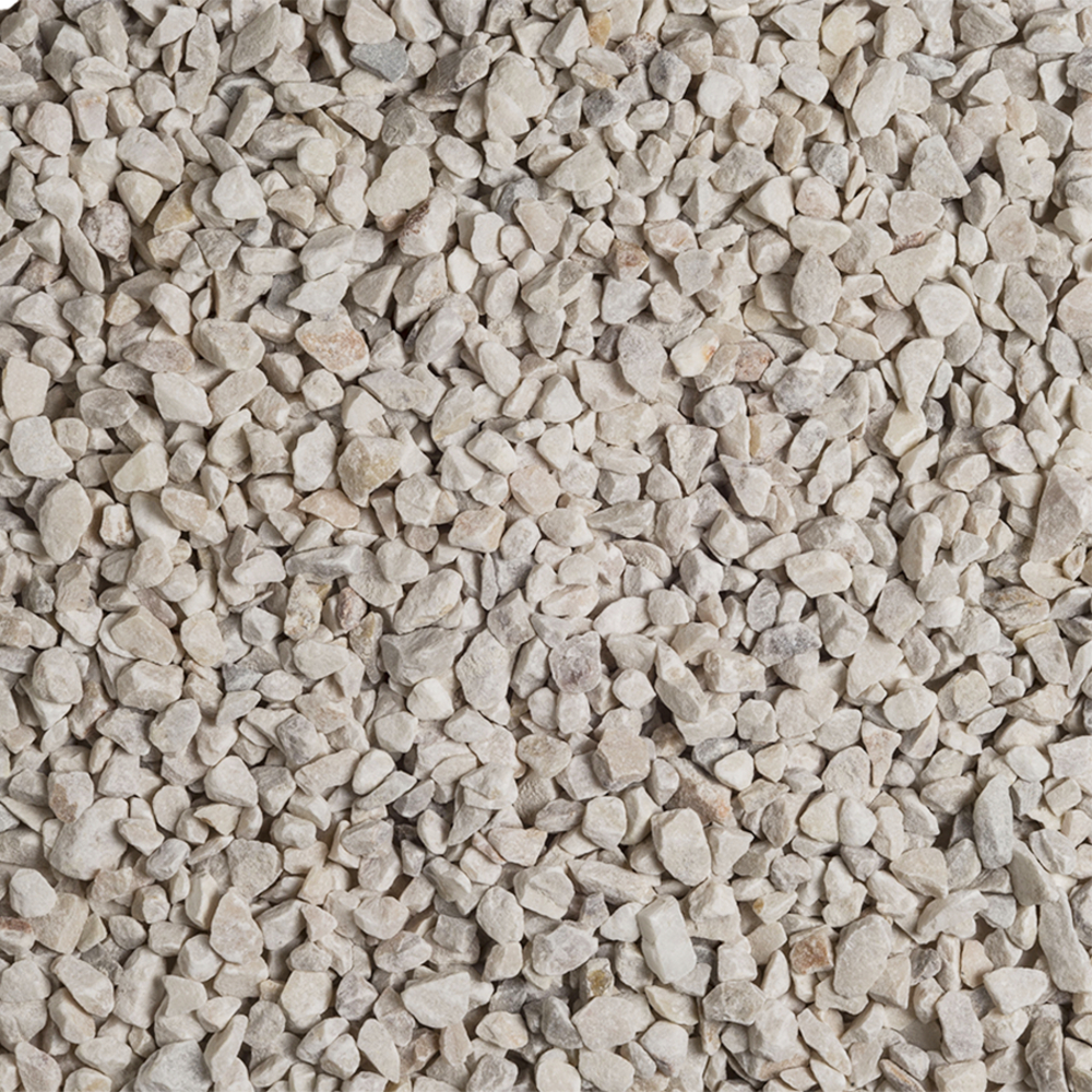 Gravillon blanc carrare 8/12