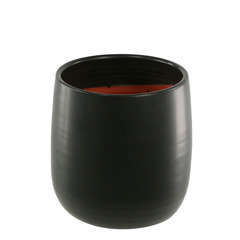 Pot Saintropp black D.20 x H.21 cm