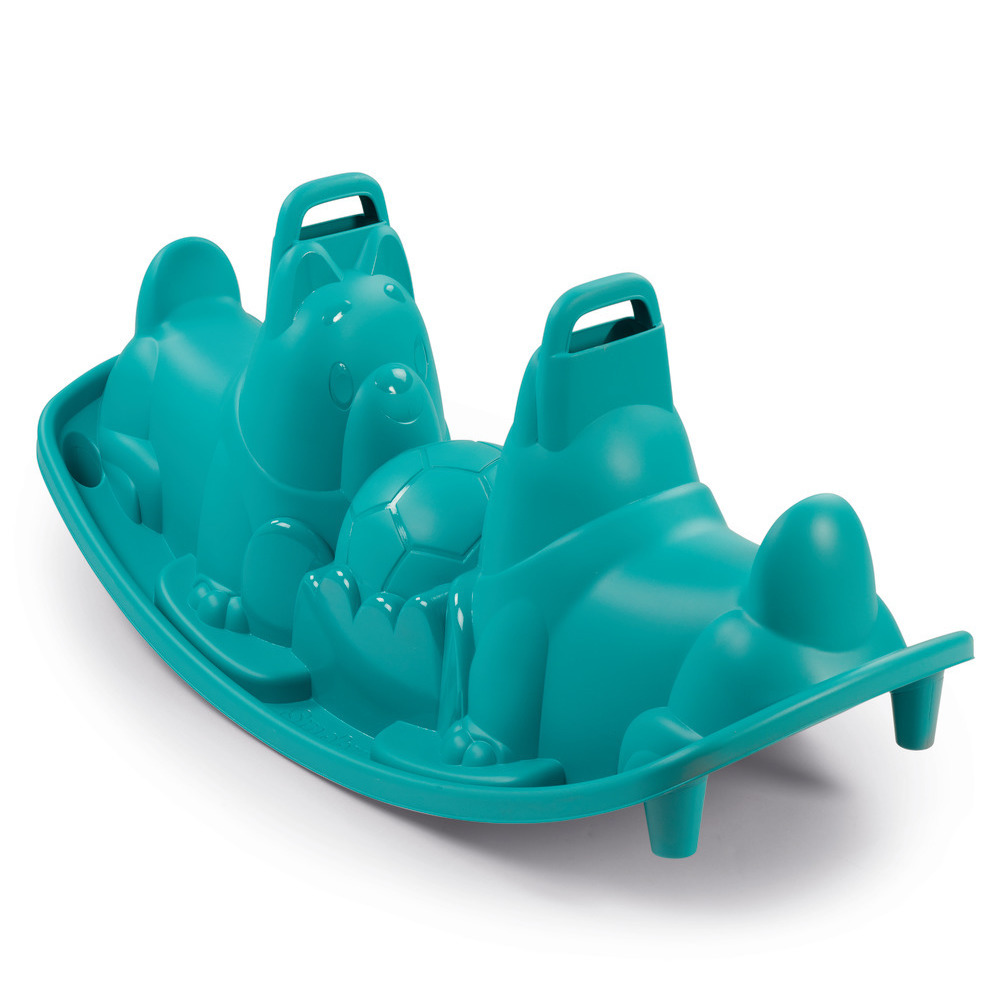 Bascule pour enfant chien bleu L 49.5 l 115.00 H 50.7 cm