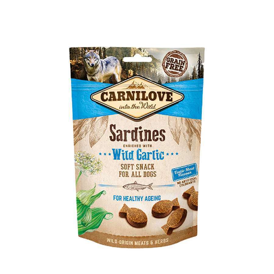 Friandises semi-humide sardine & ail pour Chien 200g