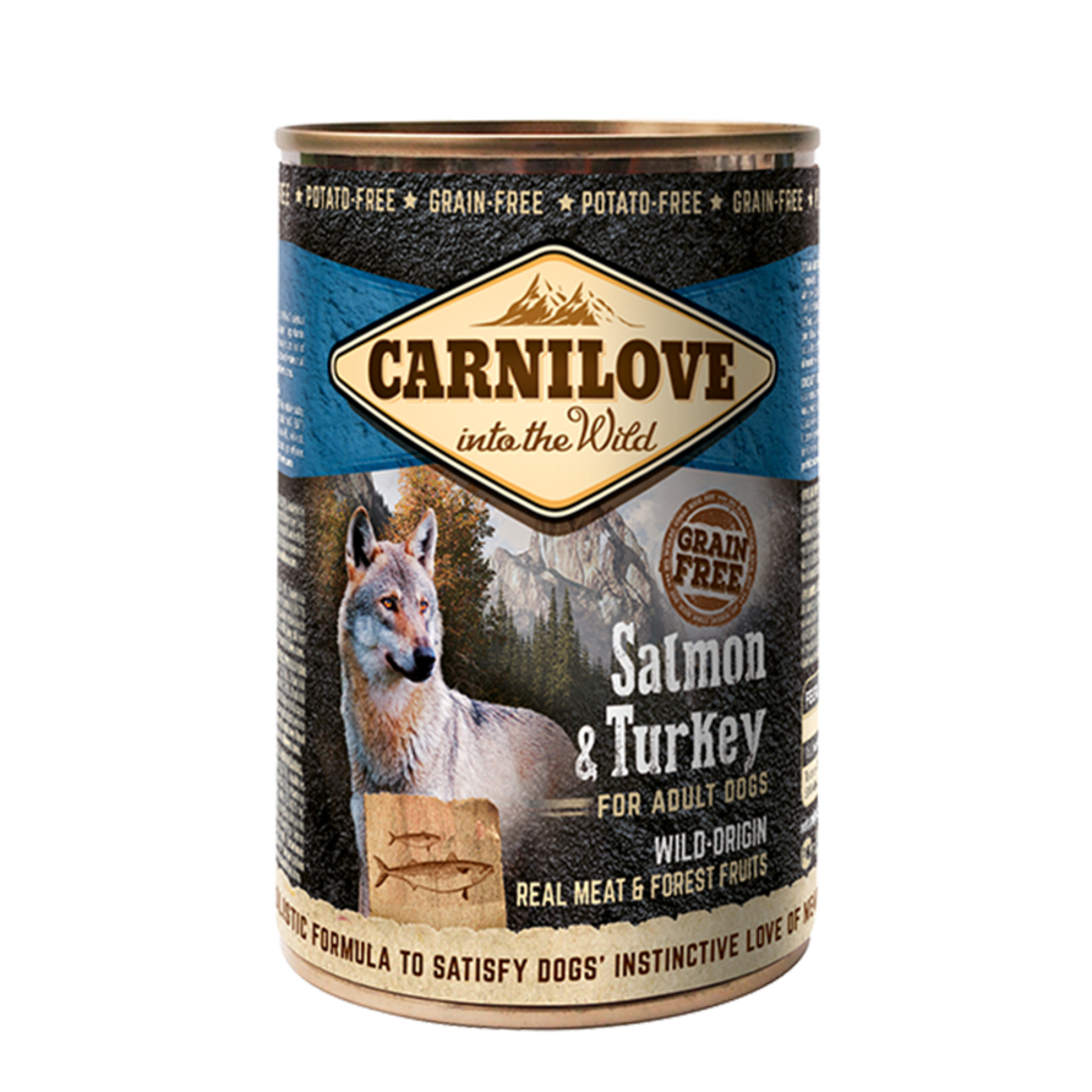 CARNIDOG AD SAUMON/DINDE 400G-(814482)