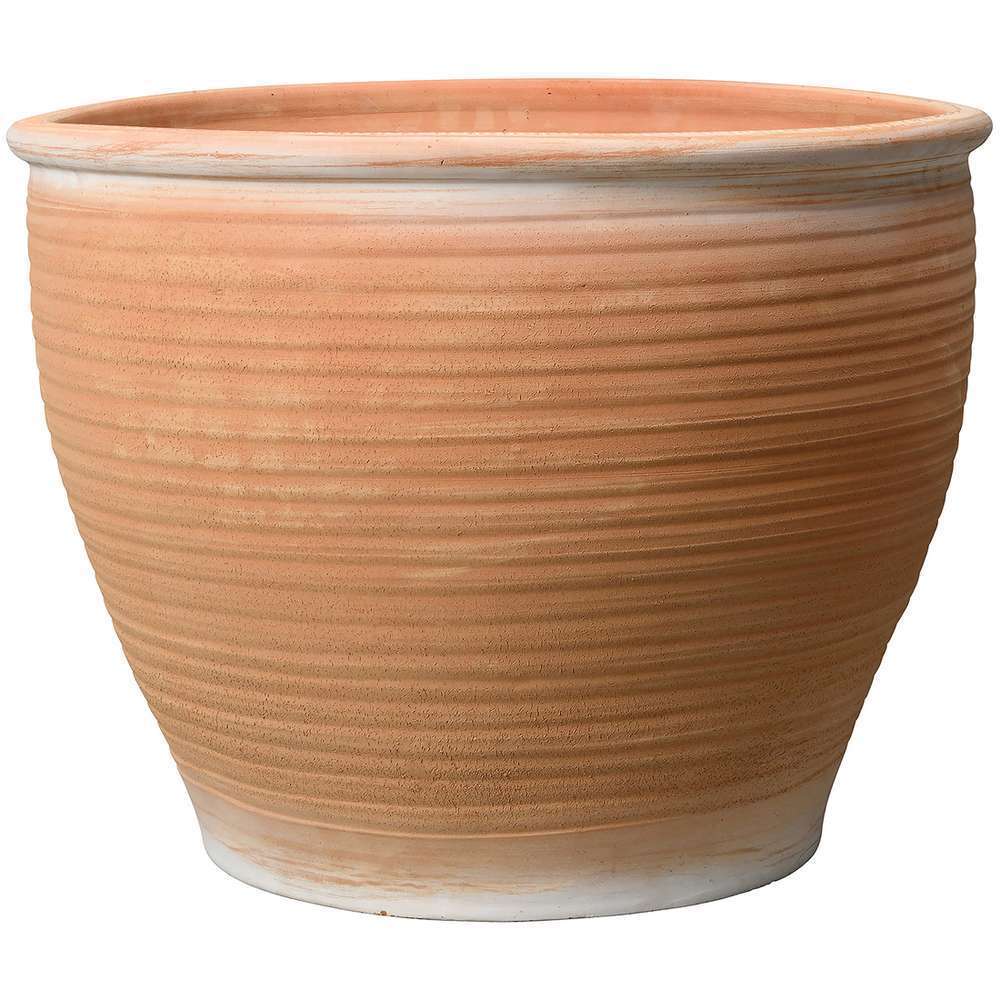 Vase latino terre cuite 42 x H.36 cm