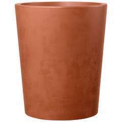 Vase Millennium corten à réserve d'eau 43,5 x H.53,5 cm