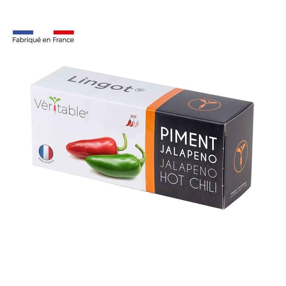 Recharge lingot® de piment jalapeno - pour potager Véritable®