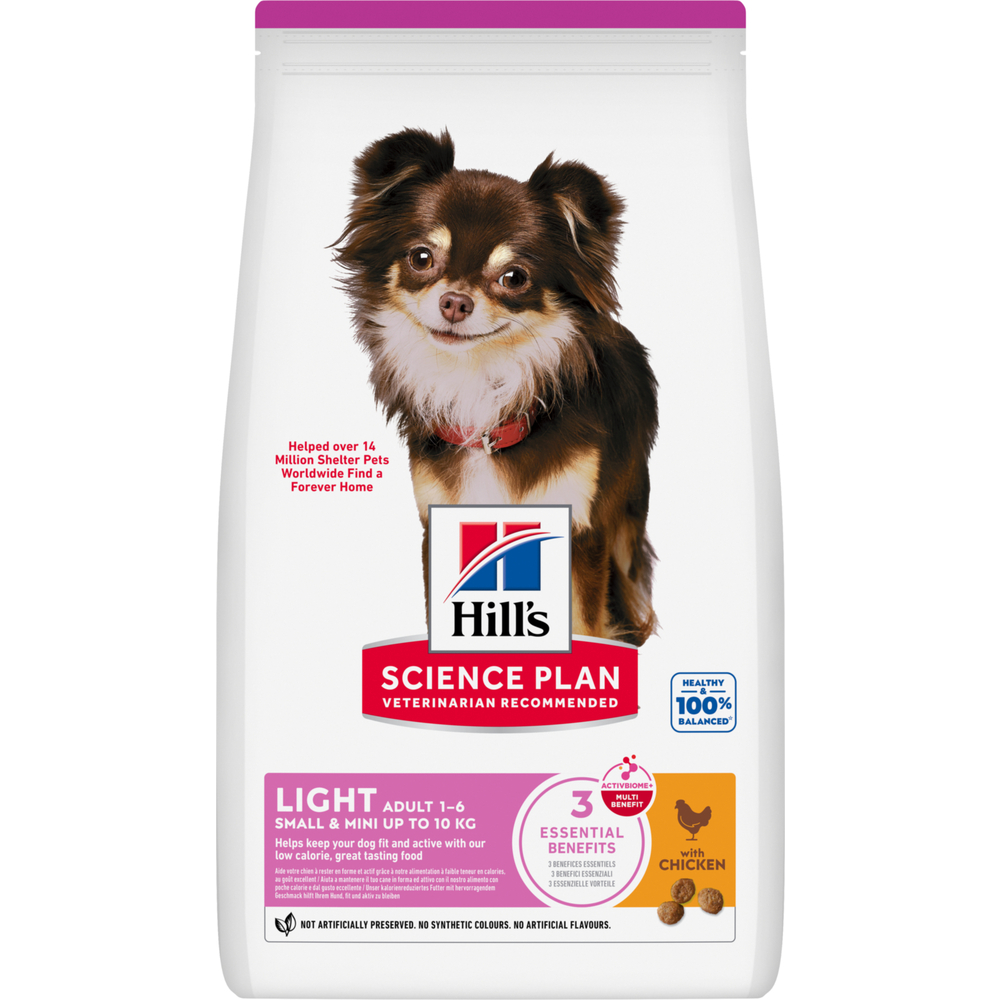 Croquettes pour chien Adult Light Small&Mini, au poulet - 1,5kg