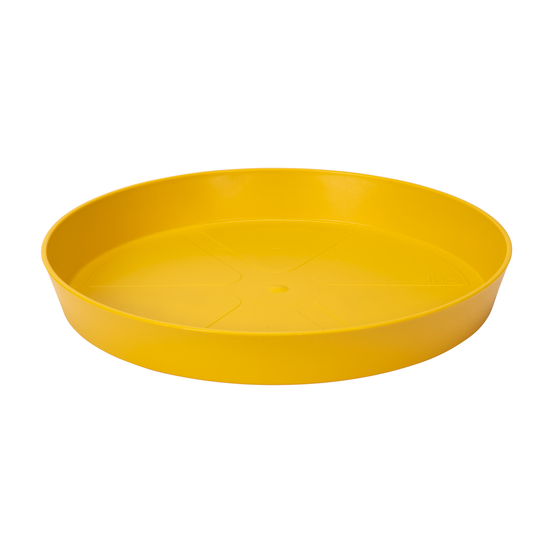 Soucoupe Loft Urban ronde en plastique ocre - D.27,7 cm