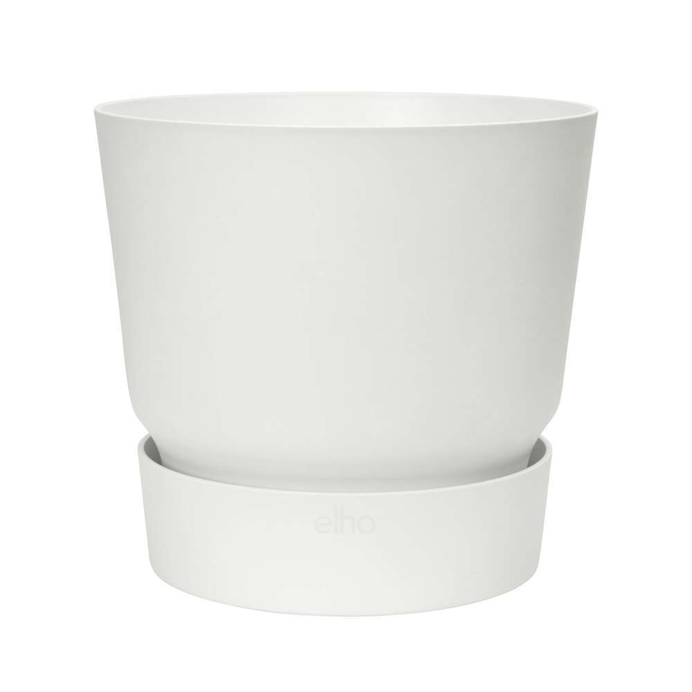Pot Greenville rond 25cm blanc