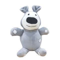 Jouet Ours Teddy Velours Gris  S