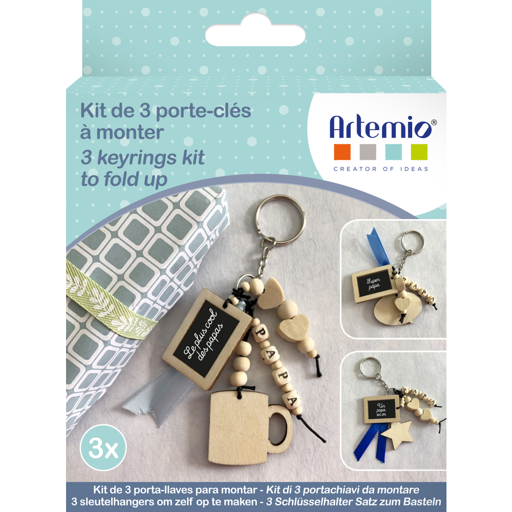 KIT DIY PORTE-CLES PAPA-(825230)