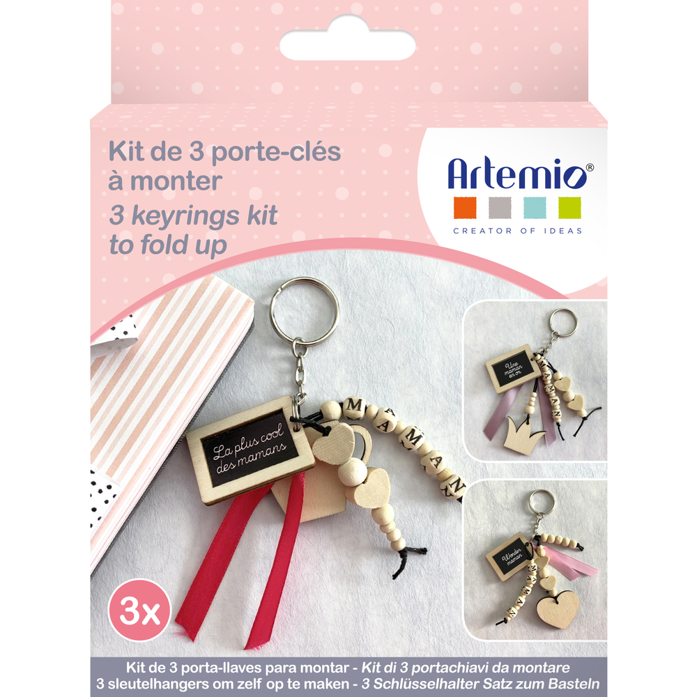 KIT DIY PORTE-CLES MAMAN-(825232)