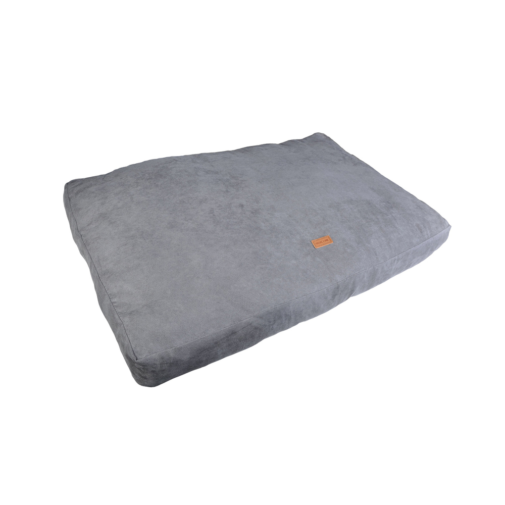 Matelas Suédine T100 gris pour chien