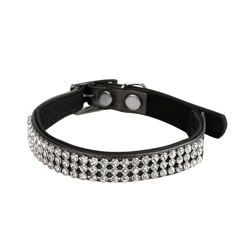 COLLIER CHAT DIAM S NOI-(825381)