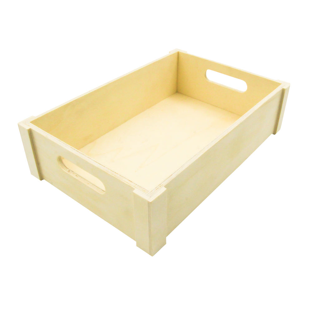 PLATEAU BOIS 2 POIGN 30X20X7.5-(826054)