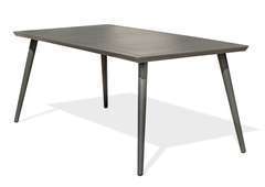Table MADELIA 180x90 cm en aluminium - GRIS ANTHRACITE