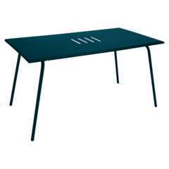 table monceau 146x80 bleu acapulco