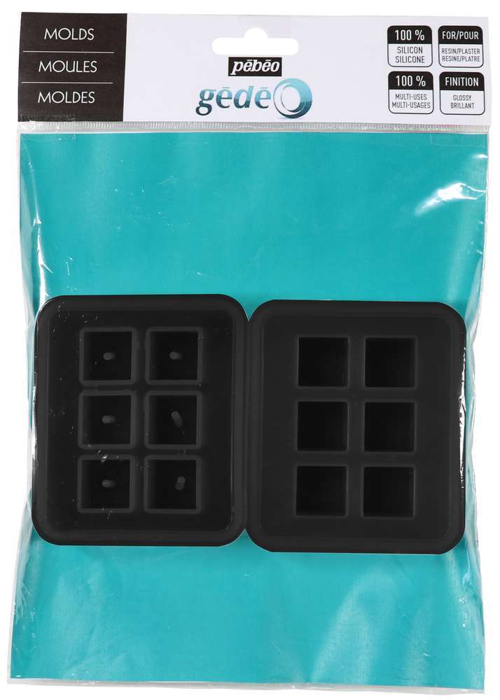 Moules cubiques en silicone