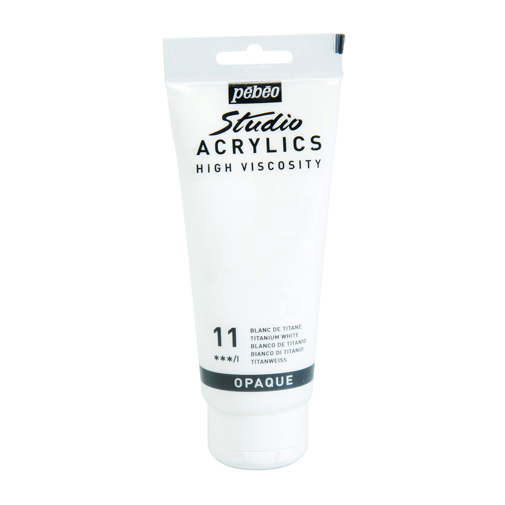 ST.ACRYLICS 100ML BLANC TITANE-(827492)