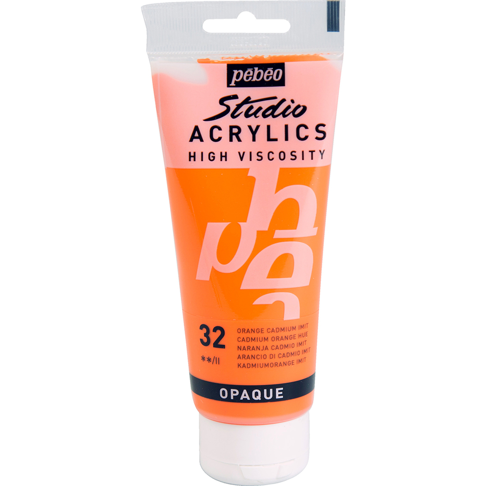 ST.ACRYLICS 100ML ORANGE CADM-(827502)
