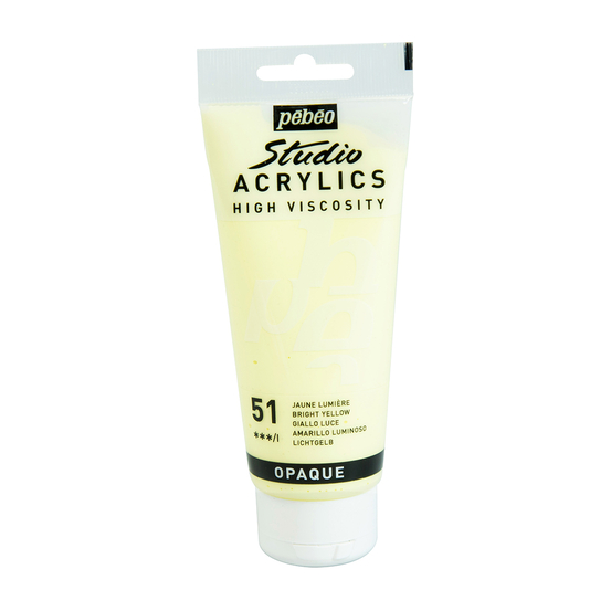 ST.ACRYLICS 100ML JAUNE LUMIER-(827515)