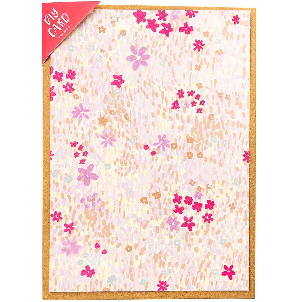 DIY CARTE.CHAMP DE FLEURS.ROSE-(828127)