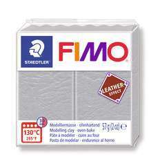 FIMO EFFECT CUIR 57G GRIS PALE-(828355)