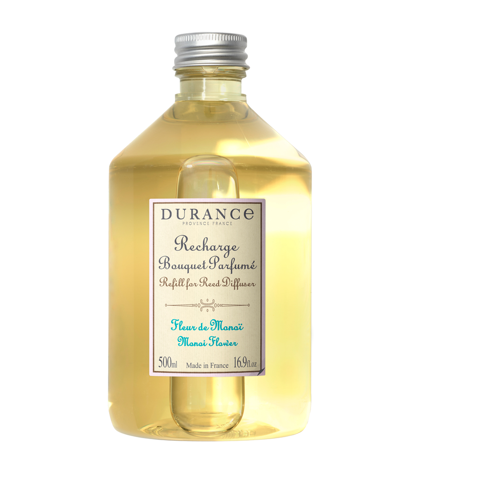 Recharge pour bouquet parfumé Monoï - flacon de 500 ml