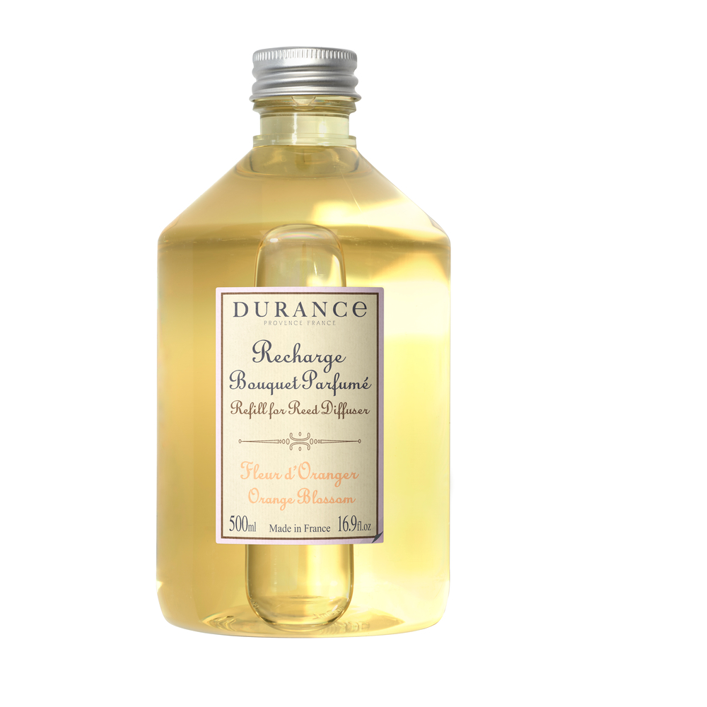 Recharge pour bouquet parfumé Fleur d'Oranger - flacon de 500 ml
