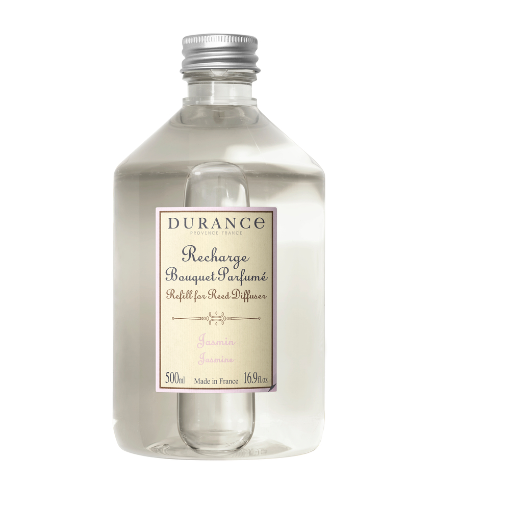 Recharge pour bouquet parfumé Jasmin de Grasse - flacon de 500 ml