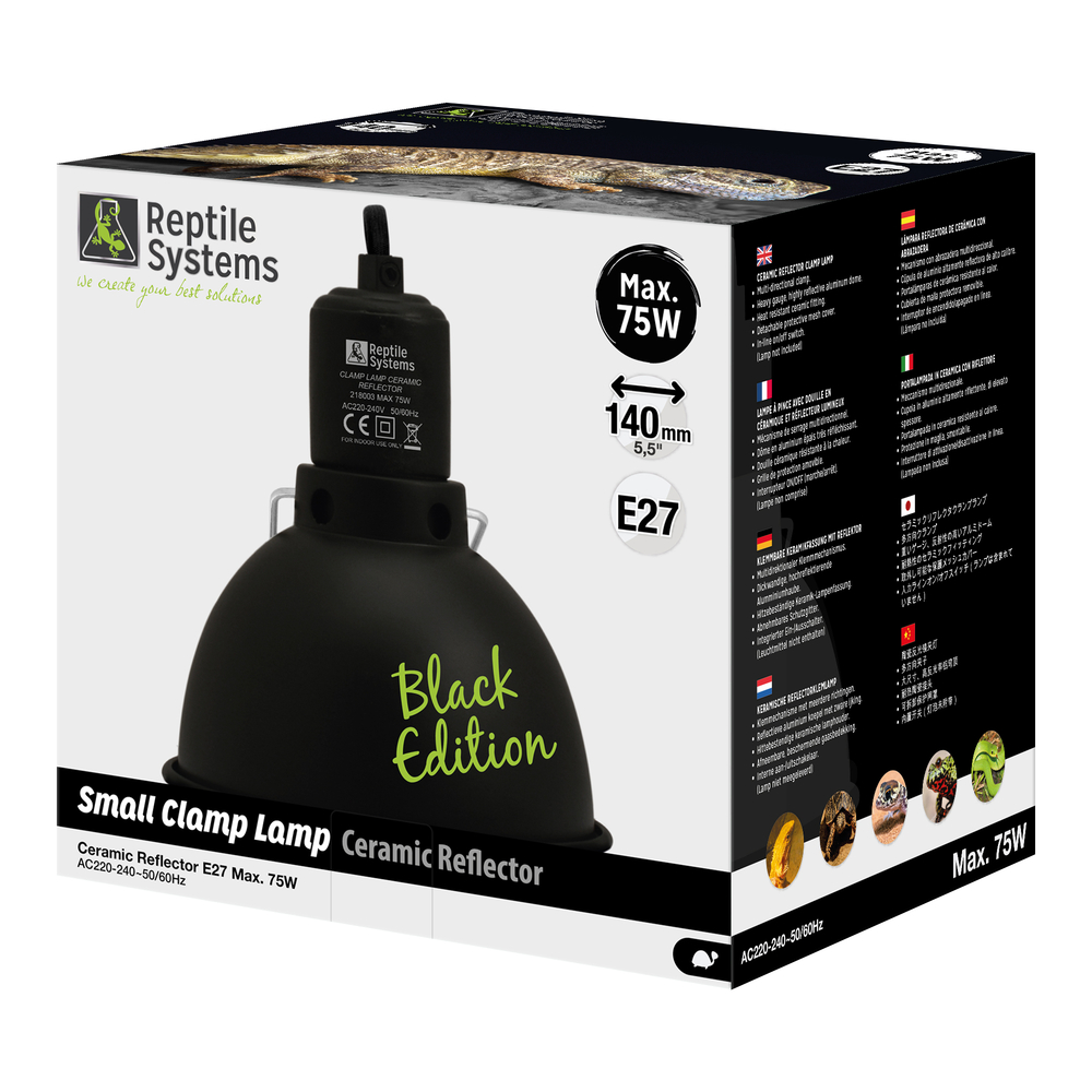 CLAMP LAMPE SMALL BLACK ED-(831461)