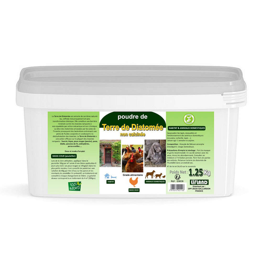 Terre de diatomée - 1,25kg