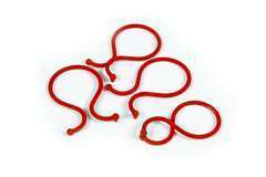 25 CLIPS TOMATES ROUGE 6.2CM-(831926)