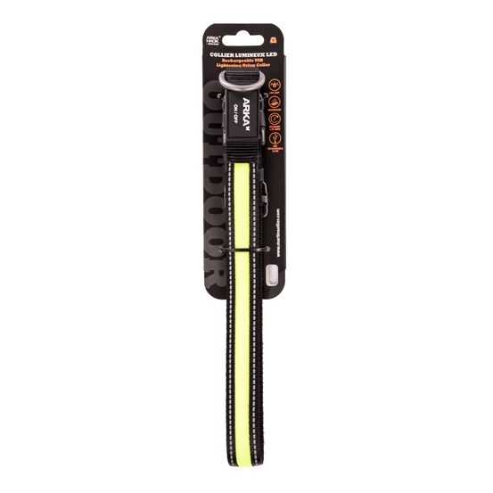 COL LUM JAUNE 2.5X45-63CM USB-(832645)