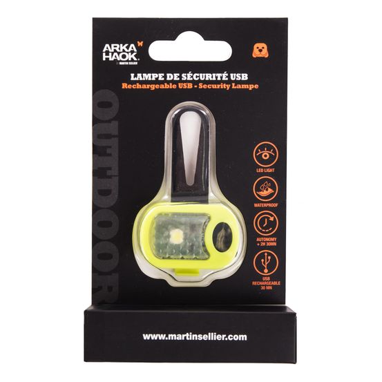 LAMPE DE SECU JAUNE USB-(832649)