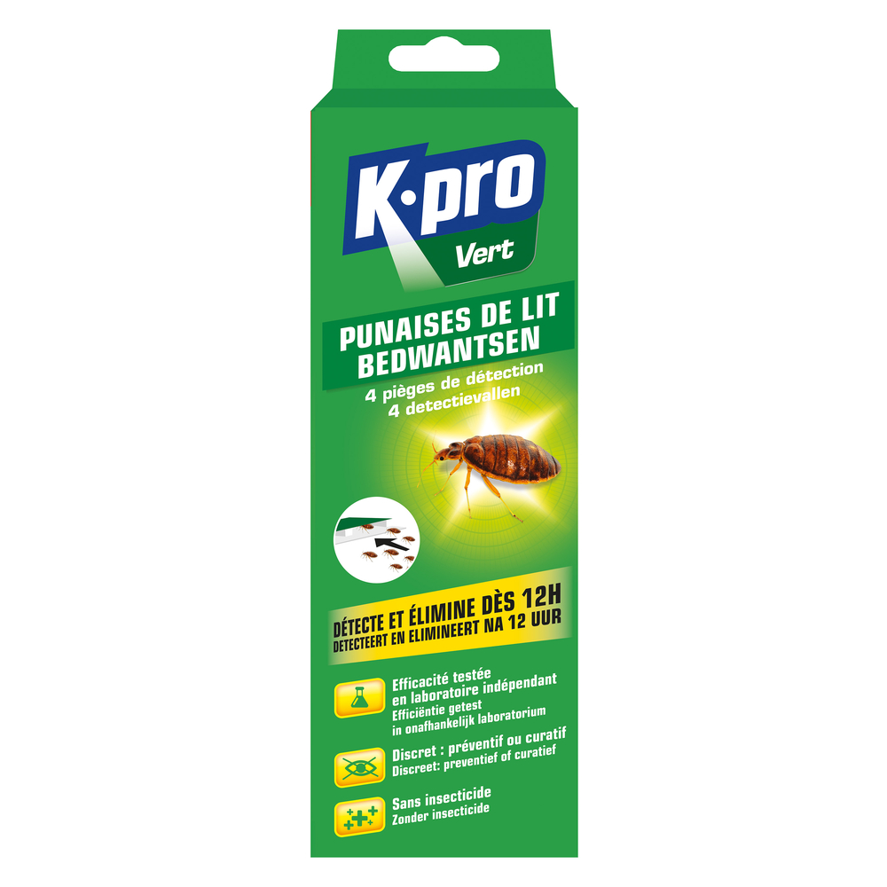Pièges à punaises de lit x 4